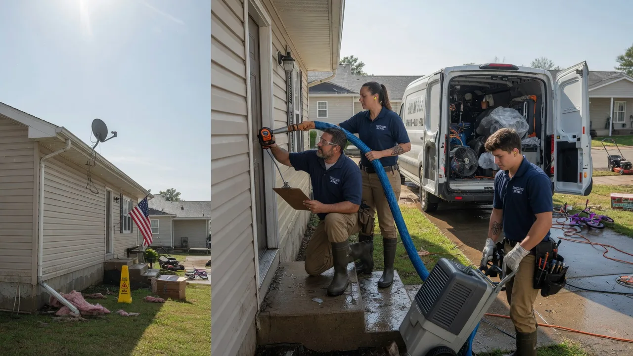 Ceiling Water Damage Restoration in Atwater, OH near me
